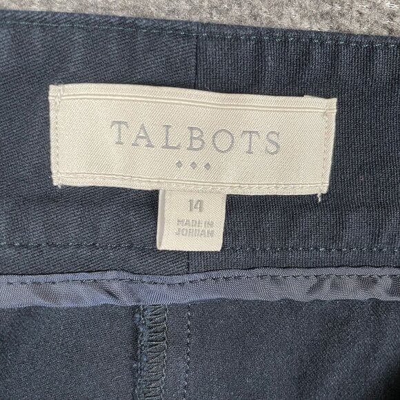 Talbots Pants Womens 14 Chatham Black Office Work Business Casual Career Capsule - Picture 8 of 10